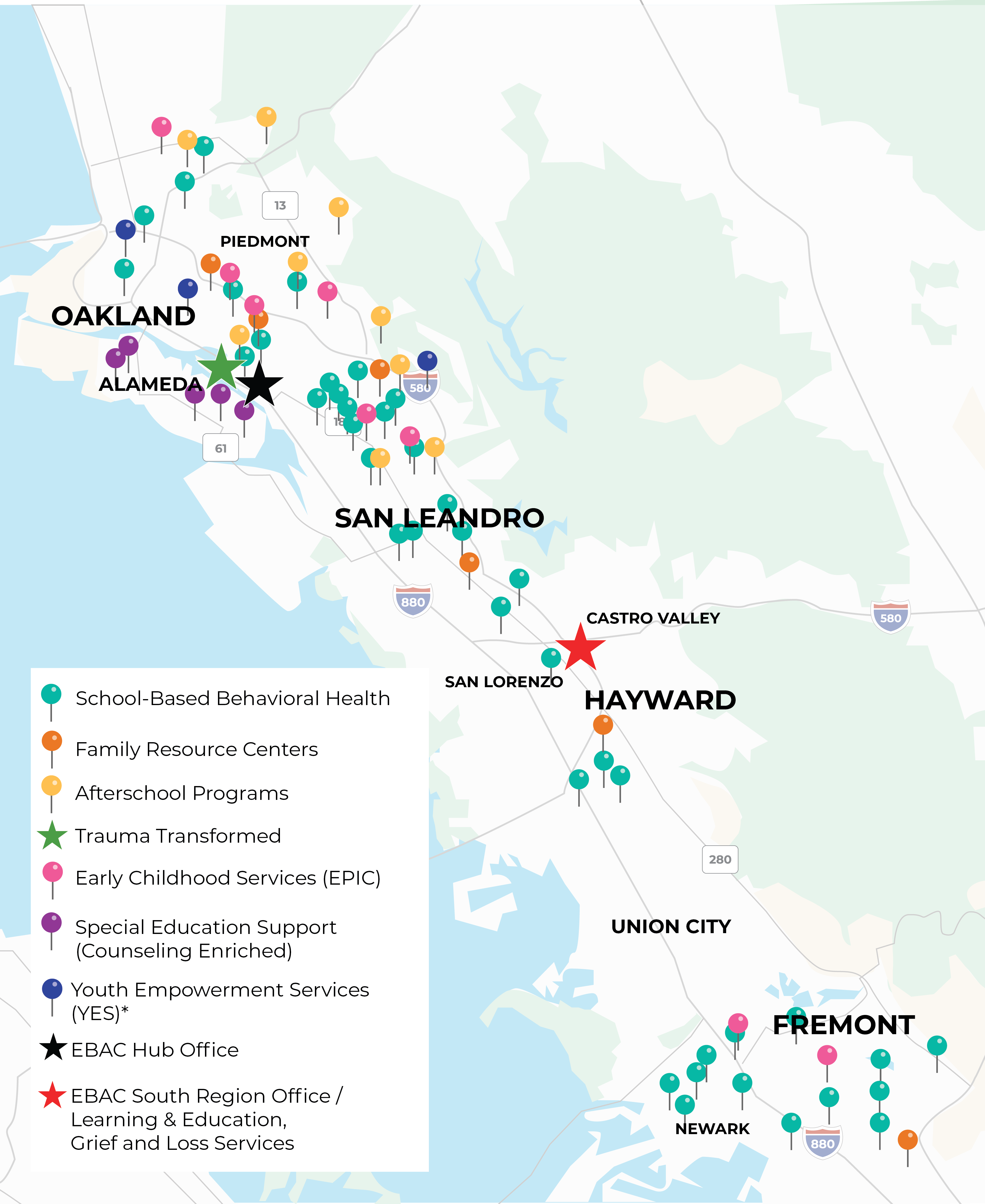 Service Map - Click To Expand